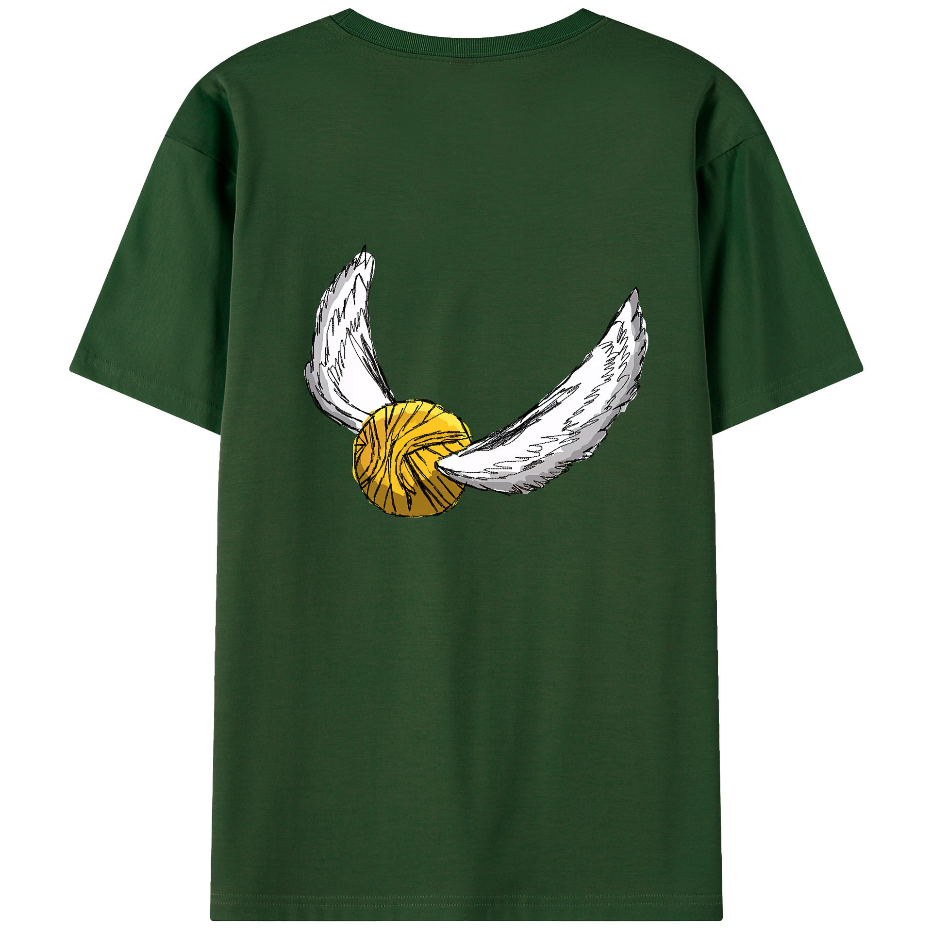 （画像用） Harry Potter ハリー・ポッターシリーズ 綿100％半袖Tシャツ（背面プリント）